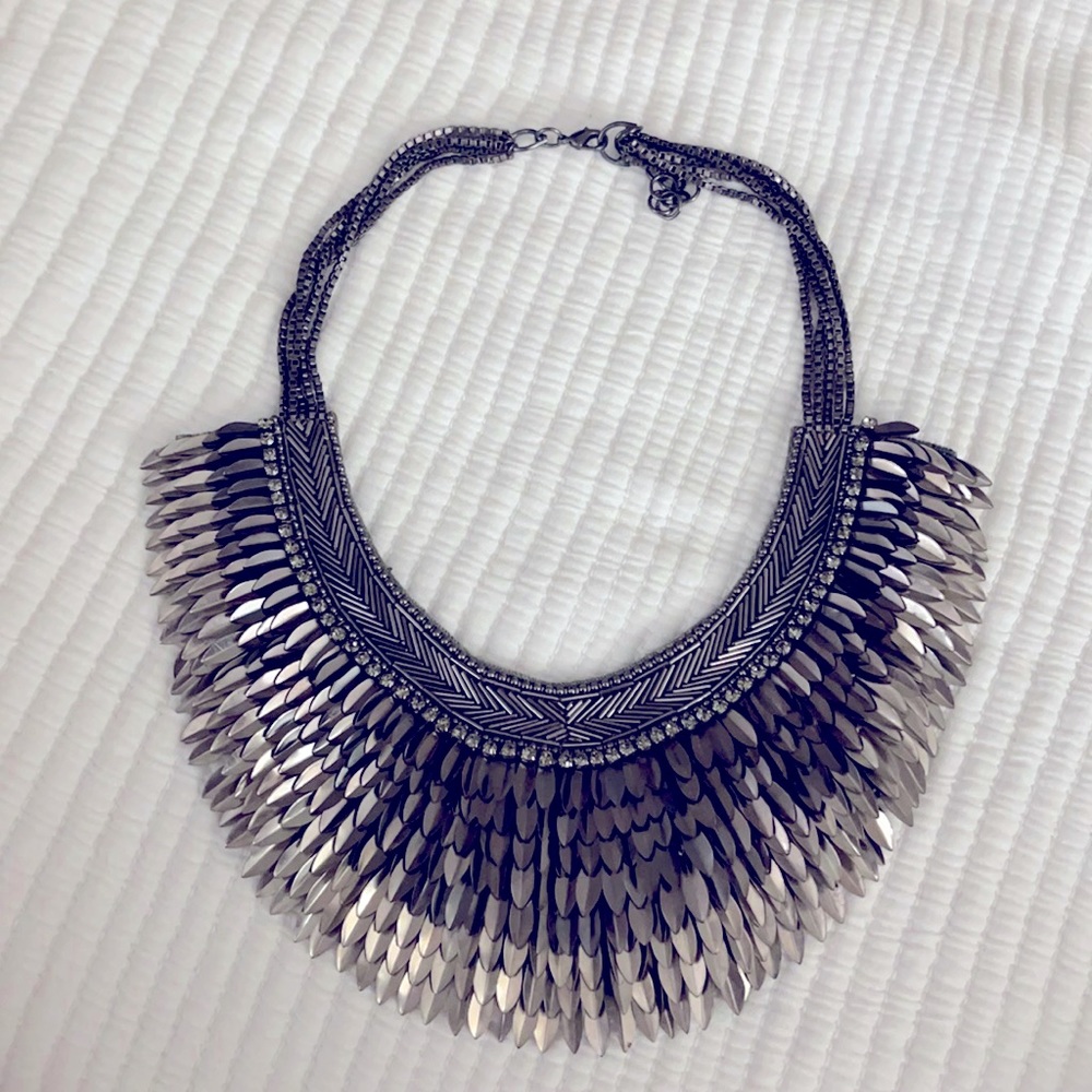 Stella & Dot Silver Collar